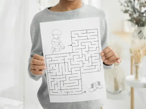 Activity Book – Mazes & Puzzles
